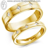 แหวนทองคำ แหวนคู่ แหวนเพชร แหวนแต่งงาน แหวนหมั้น - RWCD002G