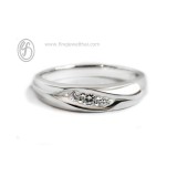 แหวนพาลาเดียม แหวนเพชร แหวนแต่งงาน แหวนหมั้น - R1194DPD